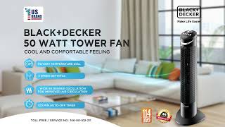 BLACK+DECKER 50 Watt Tower Fan