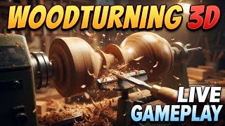 jigarAiCartoon ♥️ is live 🔥 WOODTURNING 3D LIVE GAMEPLAY | Making Amazing Wooden Creations 🎮 screenshot 2