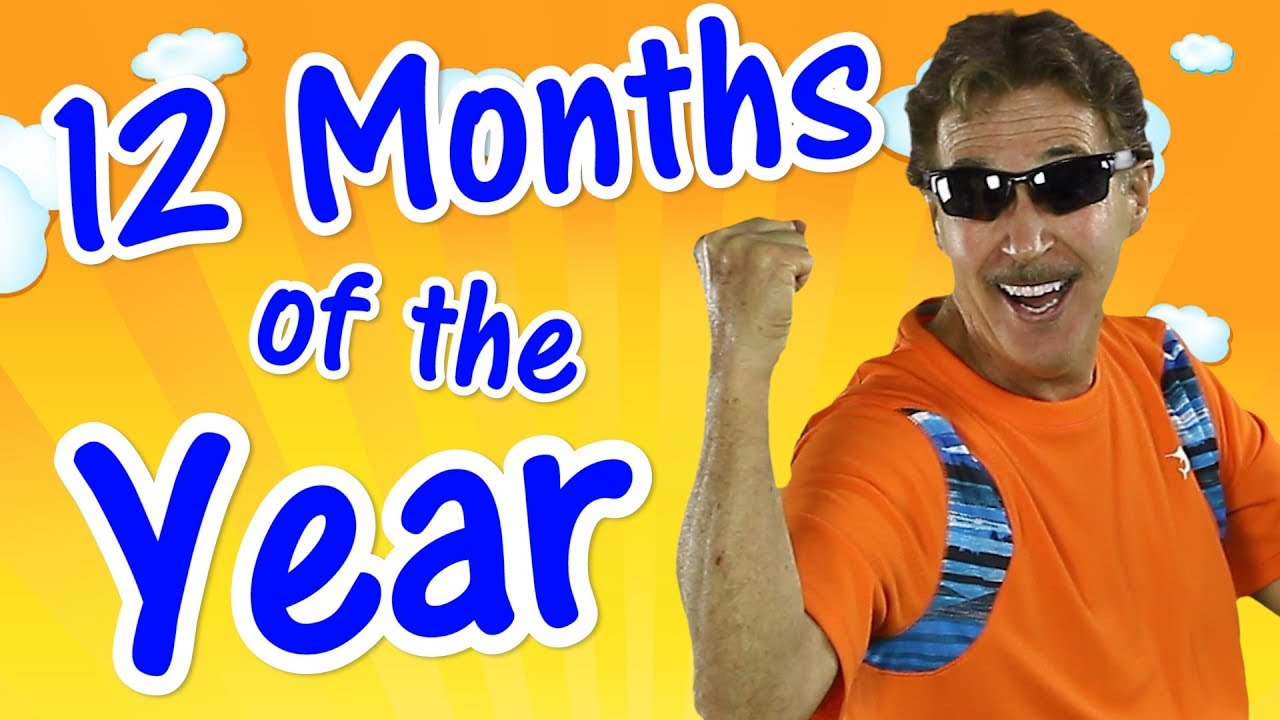 12 Months Of The Year Exercise Song For Kids Learn The Months 