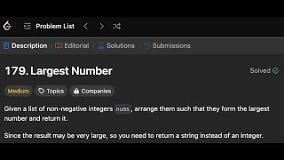 Celebrity Largest Number | Simple solution | LeetCode 179 | Golang Net Worth