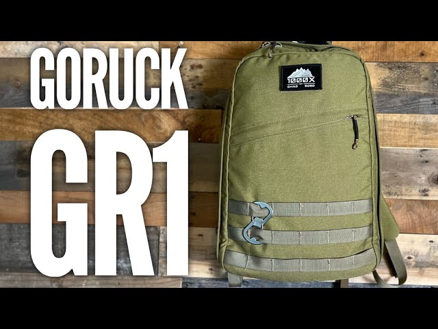 How I pack out my GoRuck GR1 for POTA and Overnight Travel