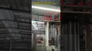 steel drum body rounding machine