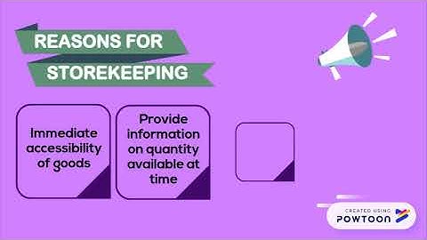 storekeeping AIS255 2