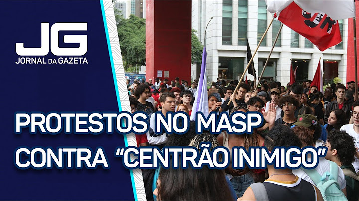 Movimentos sociais se reúnem no Masp em ato contra o que chamam de “Centrão” inimigo