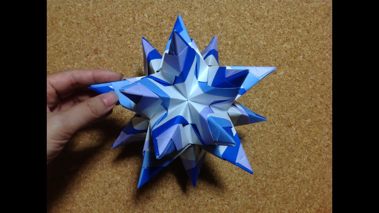 Origami おりがみ トゲトゲシャープローズの作り方 Youtube