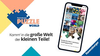 Entdecke jetzt einzigartige Puzzles mit der kostenlosen App der Ravensburger Puzzle World screenshot 2