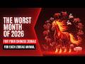 The WORST Month Of 2026 For Your Chinese Zodiac