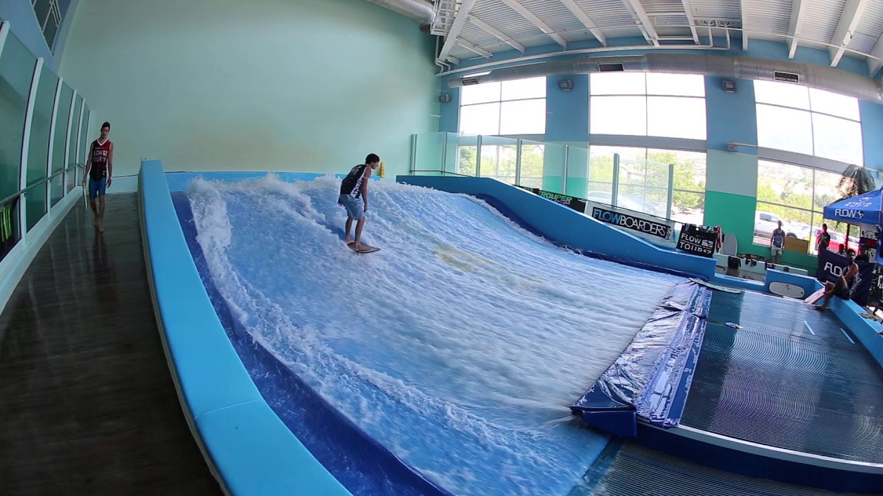 Provo Beach Utah FlowRider Indoor Surf Machine Shopping Center Pros