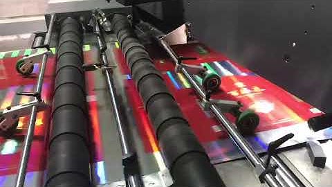 automatic thermal laminating machine  / máy cán màng nhiệt tự động / 全自动预涂覆膜机