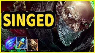 Singed death by Darius