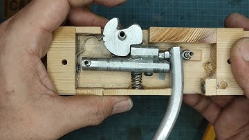 DIY crossbow trigger（ design）slingshot trigger