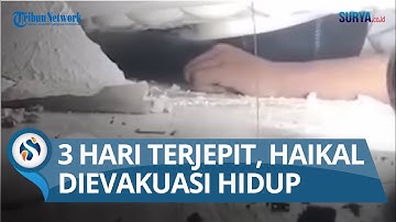 ALHAMDULILLAH, Haikal Bisa Dievakuasi Hidup-hidup usai 3 Hari Terjebak Reruntuhan Ponpes Al-Khoziny