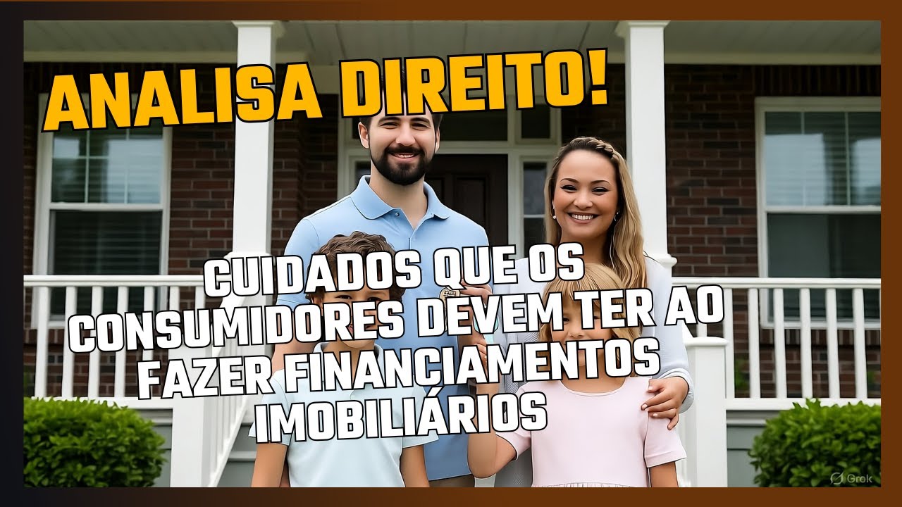 Precauções que os consumidores devem tomar ao contratar financiamentos imobiliários.