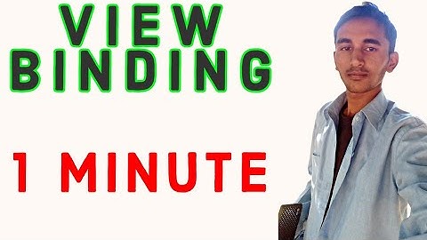 view binding in activity with example with android studio project getlayoutinflater #viewbinding