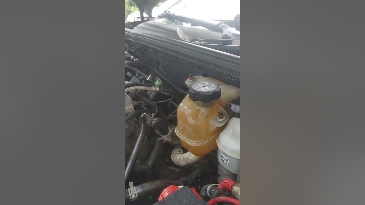 Boiling Coolant Reservoir on an 2007 Chevrolet Malibu 3.5L V6 - YouTube