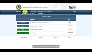 Census of Juveniles in Residential Placement (CJRP) Web Respondent Tool – Video Tutorial