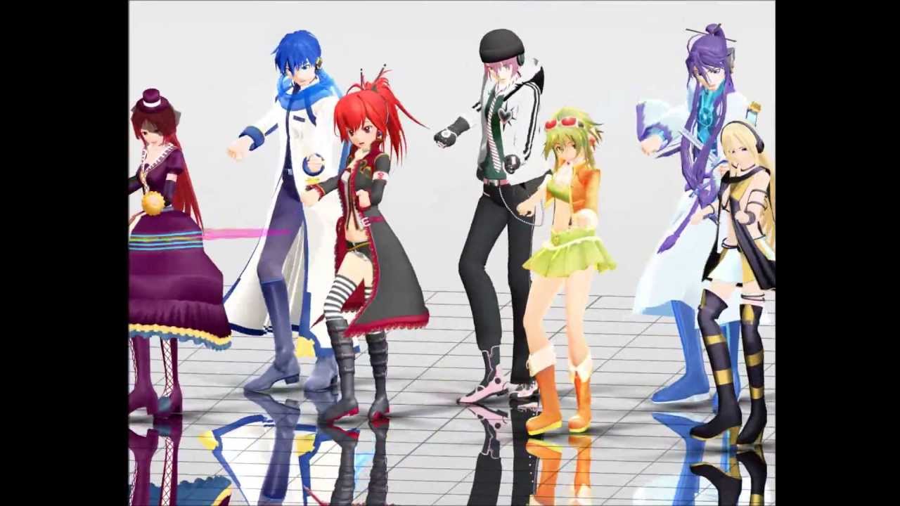[MMD] Wave Vocaloid Chorus [Guest UTAU]