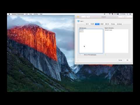 cara mempercepat koneksi internet dengan mengganti DNS pada macbook