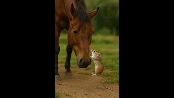 chú chuột tinh nghịch và ngựa vàng