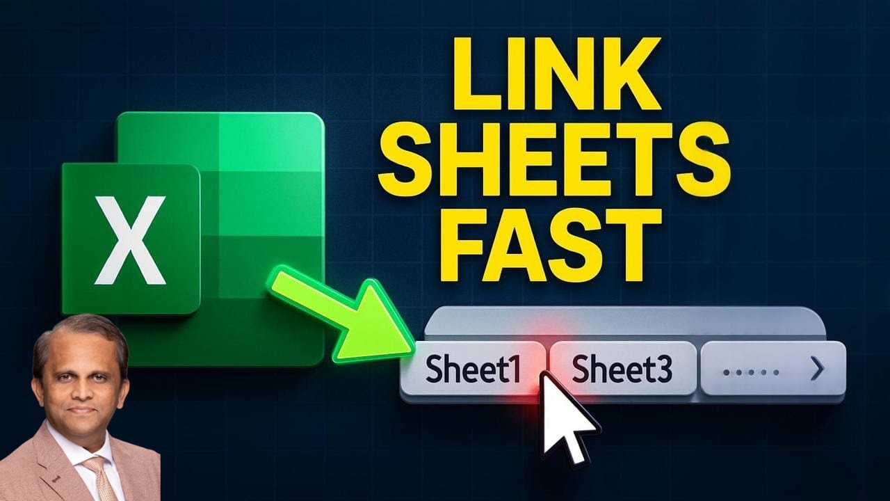 59. 1-Click Excel Trick 🚀 Create Hyperlink to Another Sheet - YouTube