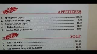 CHINESE RESTAURANT APPETIZERS & SOUP MENU - EWA POINTE CHINESE RESTAURANT IN HAWAII