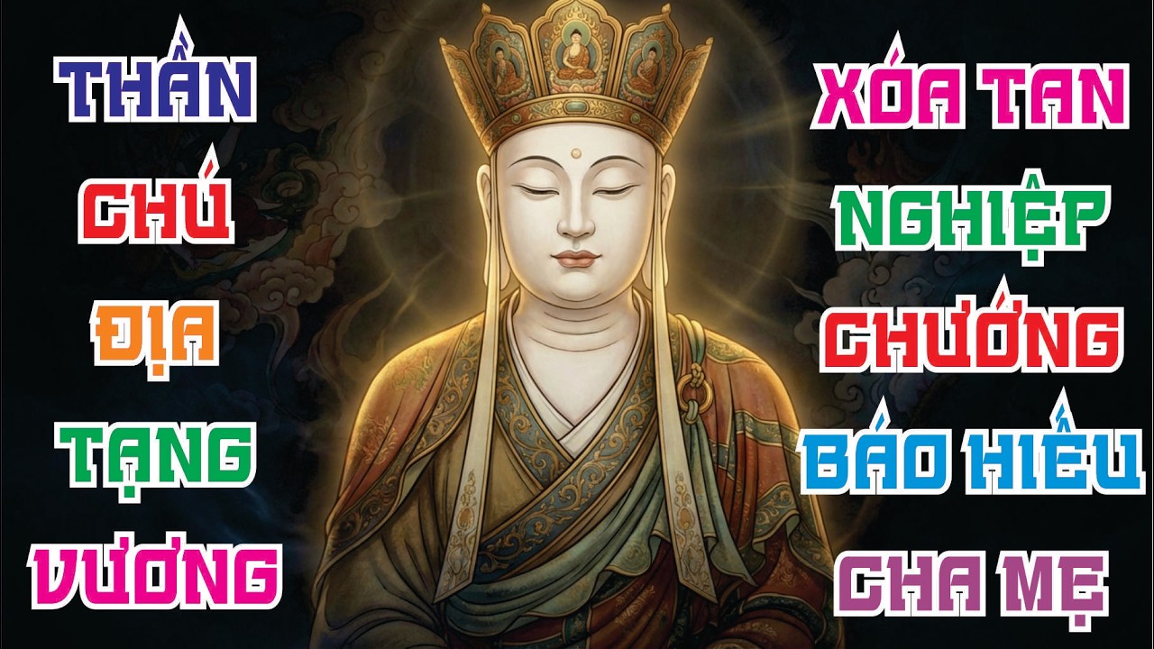 Thần Chú Địa Tạng Vương Bồ Tát - Om Ha Ha Ha Vismaye Svaha - Tiêu Trừ Tai Ách, Gia Đạo Bình An