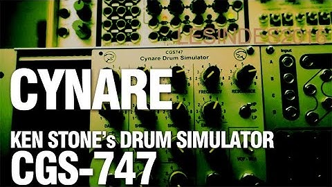 ELBY DESIGNS KEN STONE CYNARE CGS-747 // Very Rare Techno Drum Synth Module