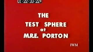 The MRE Porton Down Biological Warfare Test Sphere
