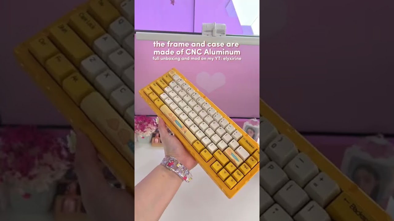 cheese mechanical keyboard from Ajazz! ⌨️ 