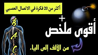💣أروع الافكار في وحدة الاتصال العصبي|ملخص شامل -الوحدة 5- بكالوريا ع ت مستحيل تستغنى عليه😍
