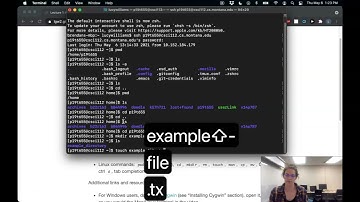 Lecture 1 Video 2: course server and Linux