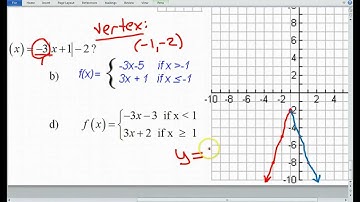 Day 7 CW Test D - Piecewise and Absolute Value
