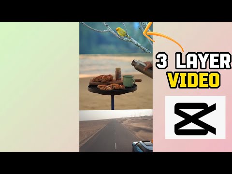 How to Create 3 Layer Video | CapCut 3 Video In One Screen| Multi Screen  Video Editing