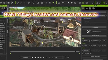 How to Model Village Location in I clone 7 with i clone assets tutorial in Hindi/Urdu