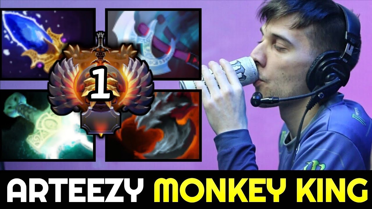 This is How TOP 1 MMR Plays Monkey King — ARTEEZY 7.28 Dota 2