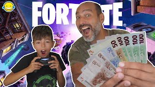 SI HAGO 30 KILLS EN FORTNITE MI PADRE ME REGALA 1000€💰 Jordi y Bego Momentos Divertidos