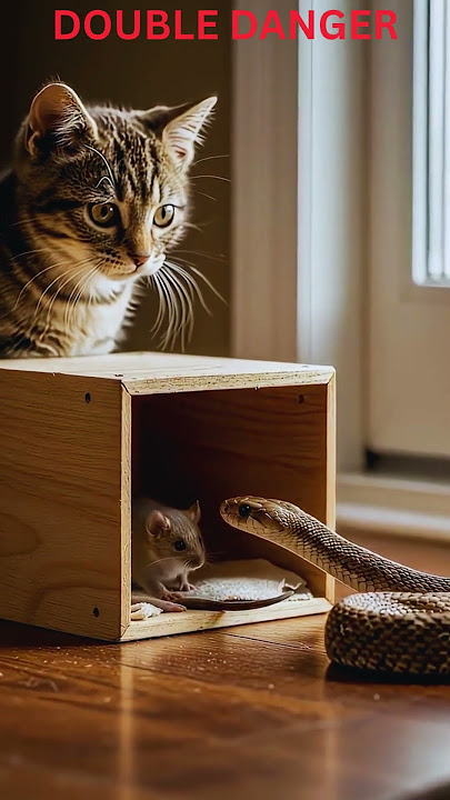 Two Predators  One Mouse  No Escape 🐭💥