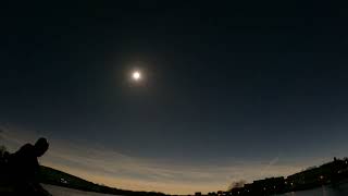 Total solar eclipse 4K GoPro 2024 04 08 Sherbrooke Qc Canada