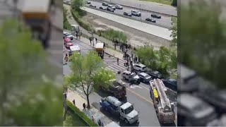 7 people hospitalized after Bronx school bus accident