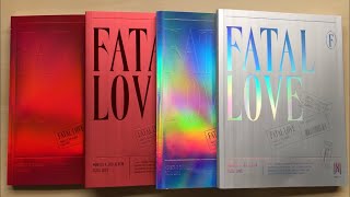 ♡Unboxing MONSTA X 몬스타엑스 3rd Studio Album Fatal Love (Ver. 01, 02, 03 & 04)♡