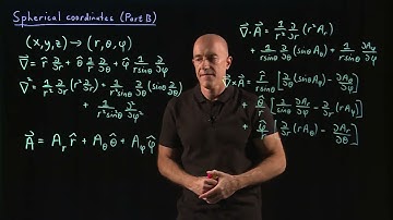 The Del Operator in spherical coordinates | Lecture 34 | Vector Calculus for Engineers