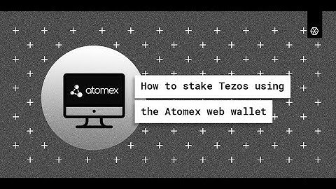 How to stake Tezos using the Atomex wallet