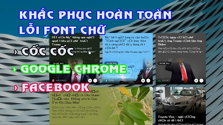 Facebook máy tính bị lỗi font chữ win 7