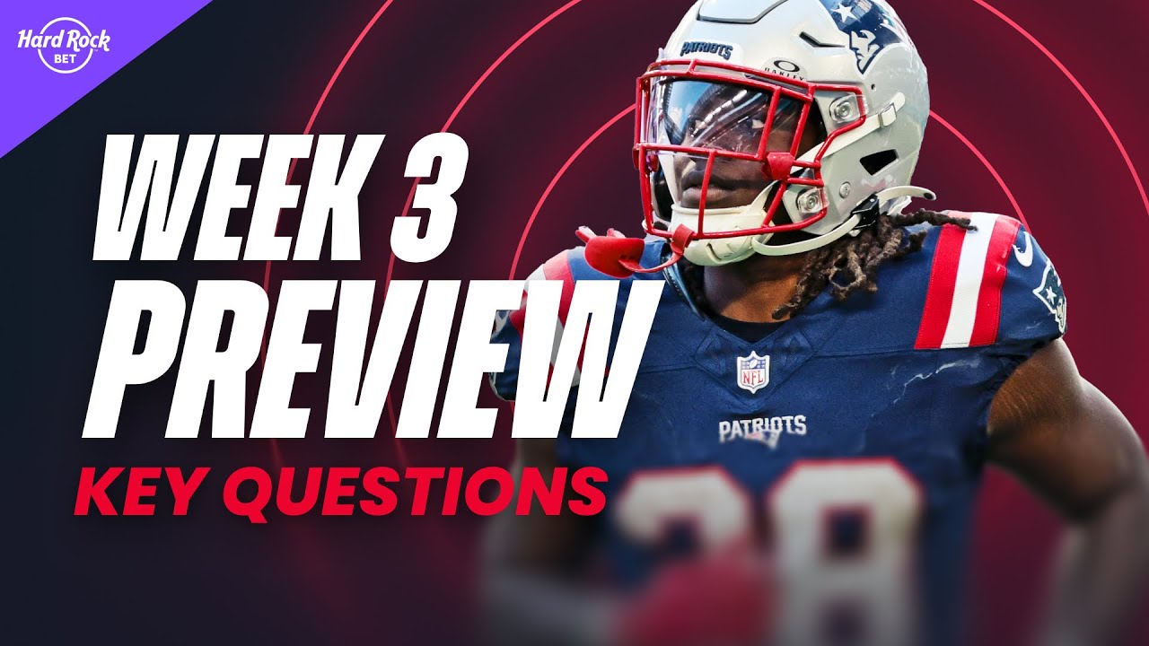 Fantasy Football Experts Answer KEY Questions for Week 3 Start/Sit