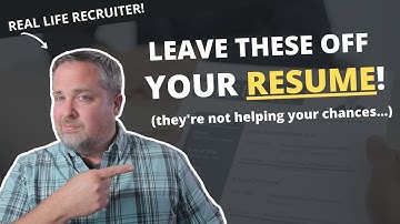 Remove These From Your Resume!  - Tips On How To Write An Effective Resume