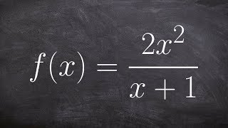 Finding the Vertical and Horizontal Asymptotes of a Functions