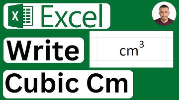 How to Add Cubic Centimeter (cm³) in Excel - Easy to Follow