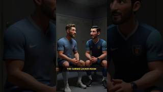 The cursed locker room 😱 #usashorts #usa #ronaldo #messi #horror