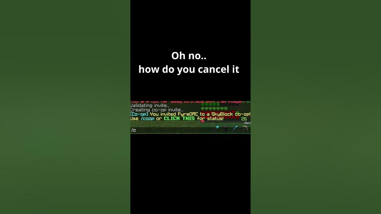 Admins please remove the coop add option hypixel skyblock youtube