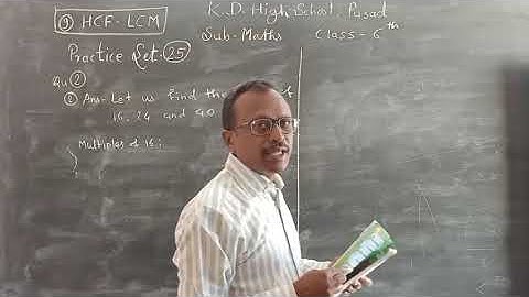 Class 6 th Sub - Maths, Chapter 9  HCF-LCM ( Video 5)